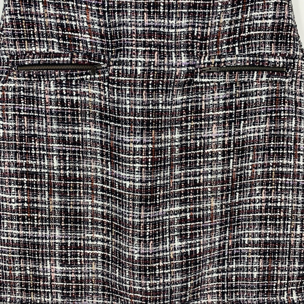 Loft Outlet Multicolor Tweed Shift Mini Skirt - Picture 3 of 8